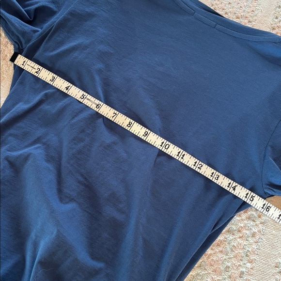 Lilla P faux wrap 3/4 sleeve top shirt *sz Med * 100% Pima Cotton - Picture 7 of 7